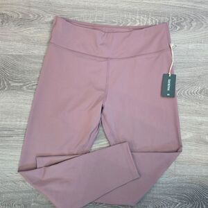 NWT Tentree womans in motion high rise leggings Sz XL‎ twilight mauve w/ pocket